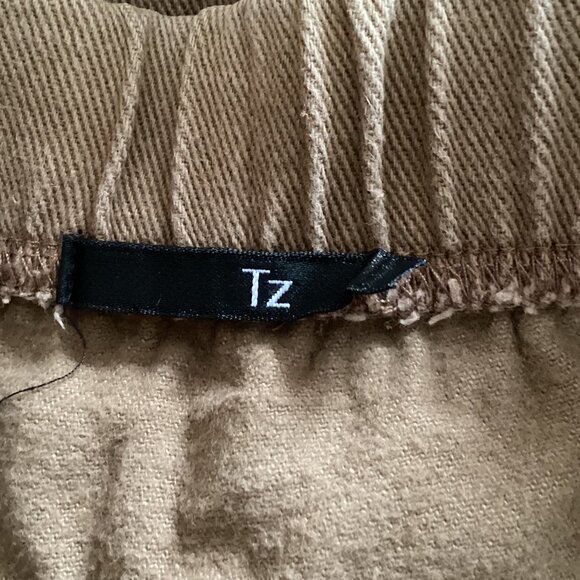 TZ Women's Brown Maxi Denim Pull-on Skirt Size L - Picture 8 of 10